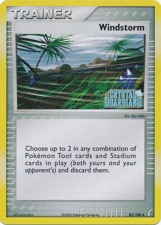 Windstorm 85/100 - Crystal Guardians Reverse Holofoil