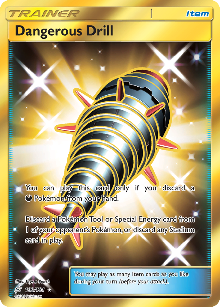 Dangerous Drill (Secret)/181 - SM  Team Up Holofoil