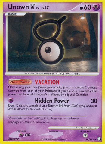 Unown (V)/146 - Legends Awakened
