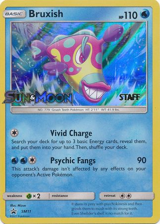 Bruxish - SM11 (Prerelease) [Staff] - SM Promos Holofoil