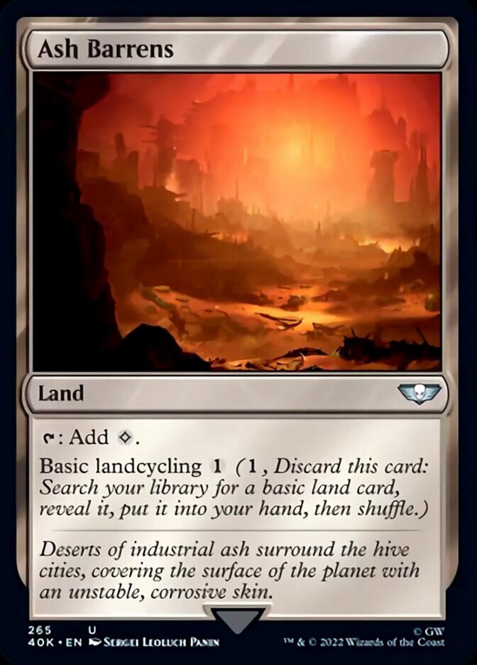 Ash Barrens (40K-265) - Warhammer 40,000 Commander