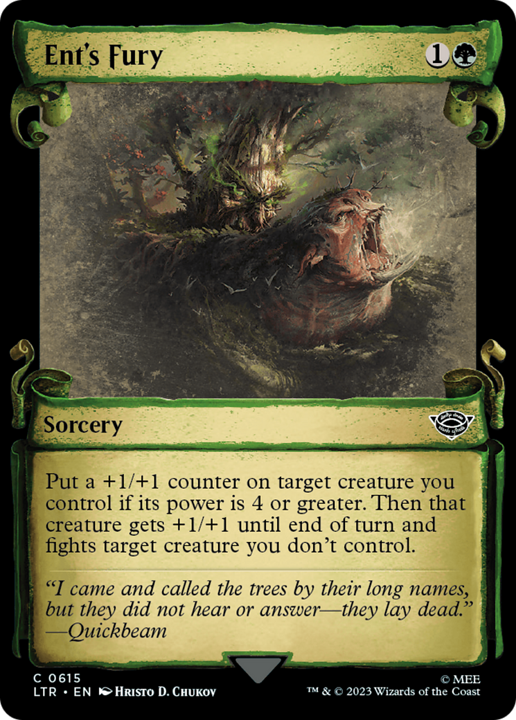 Ent's Fury (Showcase Scrolls) (LTR-615) - The Lord of the Rings: Tales of Middle-earth: (Showcase)