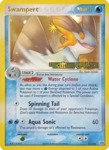 Swampert/106 - Emerald Reverse Holofoil