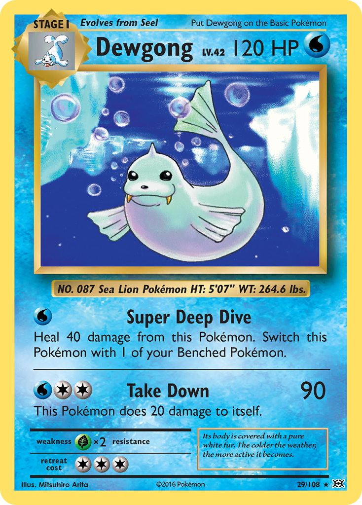 Dewgong 29/108 - XY  Evolutions