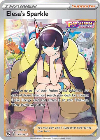Elesa's Sparkle (Full Art) 147/159 - SWSH Crown Zenith Holofoil