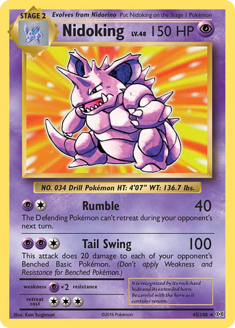 Nidoking - 45/108 (XY Evolutions) 45 - Deck Exclusives