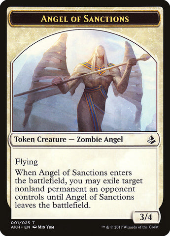 Angel of Sanctions (AKH-001) - Amonkhet Tokens