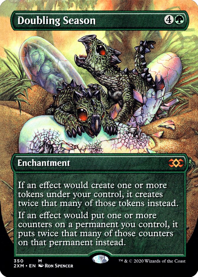 Doubling Season (Borderless) (2XM-350) - Double Masters (Borderless)