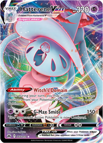Hatterene VMAX 66/159 - SWSH Crown Zenith Holofoil