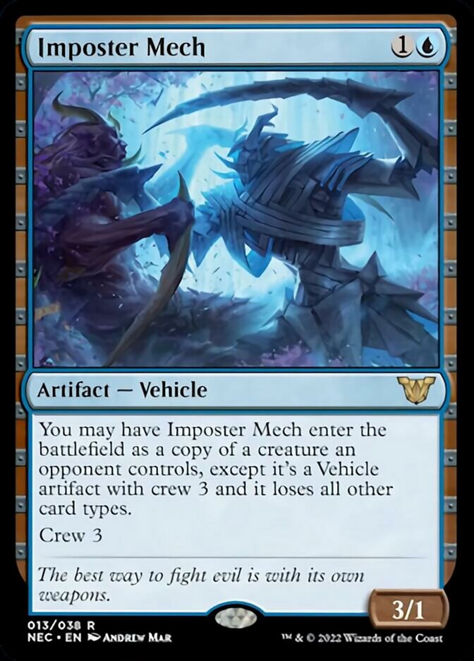 Imposter Mech (NEC-013) - Neon Dynasty Commander