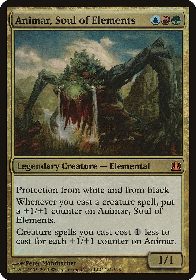Animar, Soul of Elements (Commander) (OVER-181) - Commander 2011 Oversized Foil