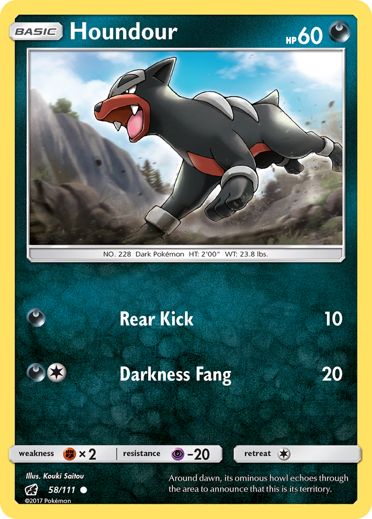 Houndour 58/111 - SM  Crimson Invasion