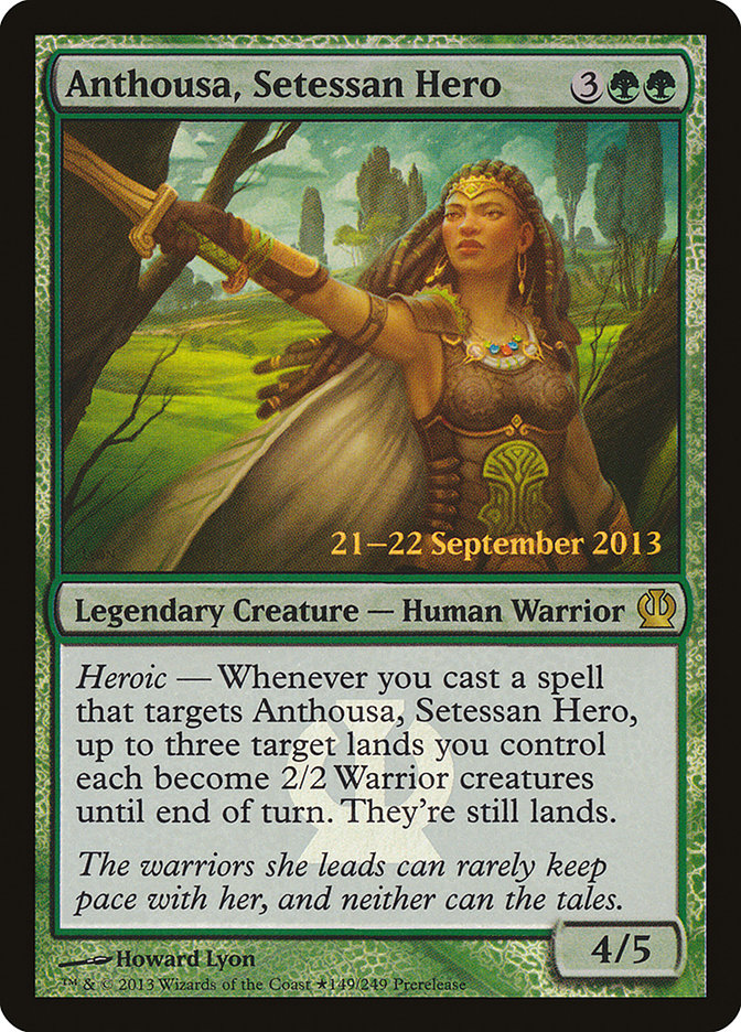Anthousa, Setessan Hero (PRE-149) - Theros Promos Foil