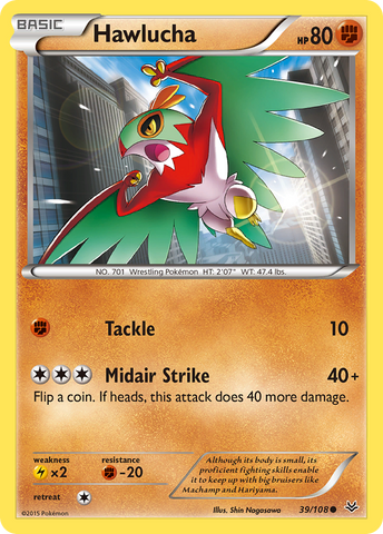 Hawlucha 39/108 - XY  Roaring Skies