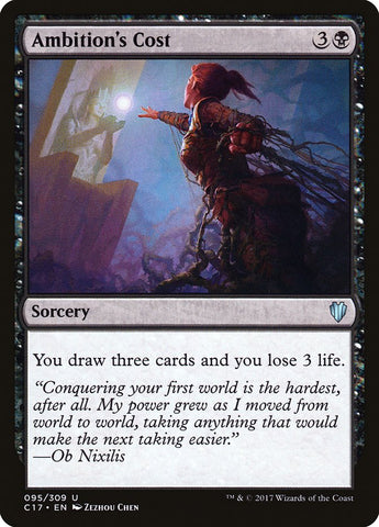 Ambition's Cost (C17-095) - Commander 2017