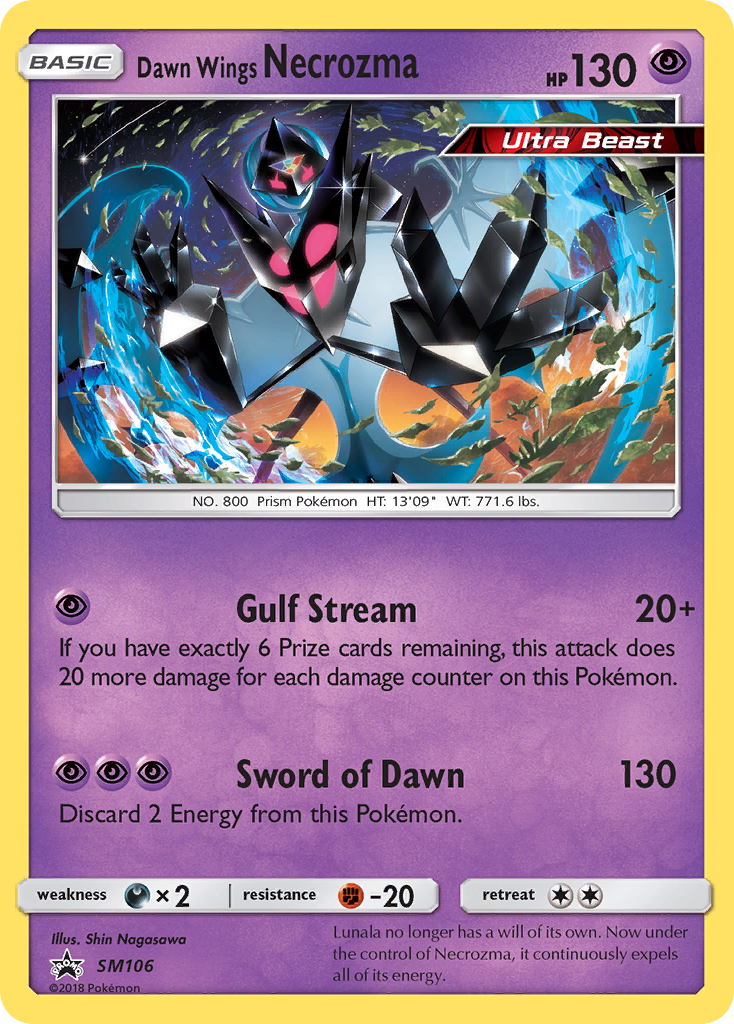 Dawn Wings Necrozma - SM106/248 - SM Promos Holofoil