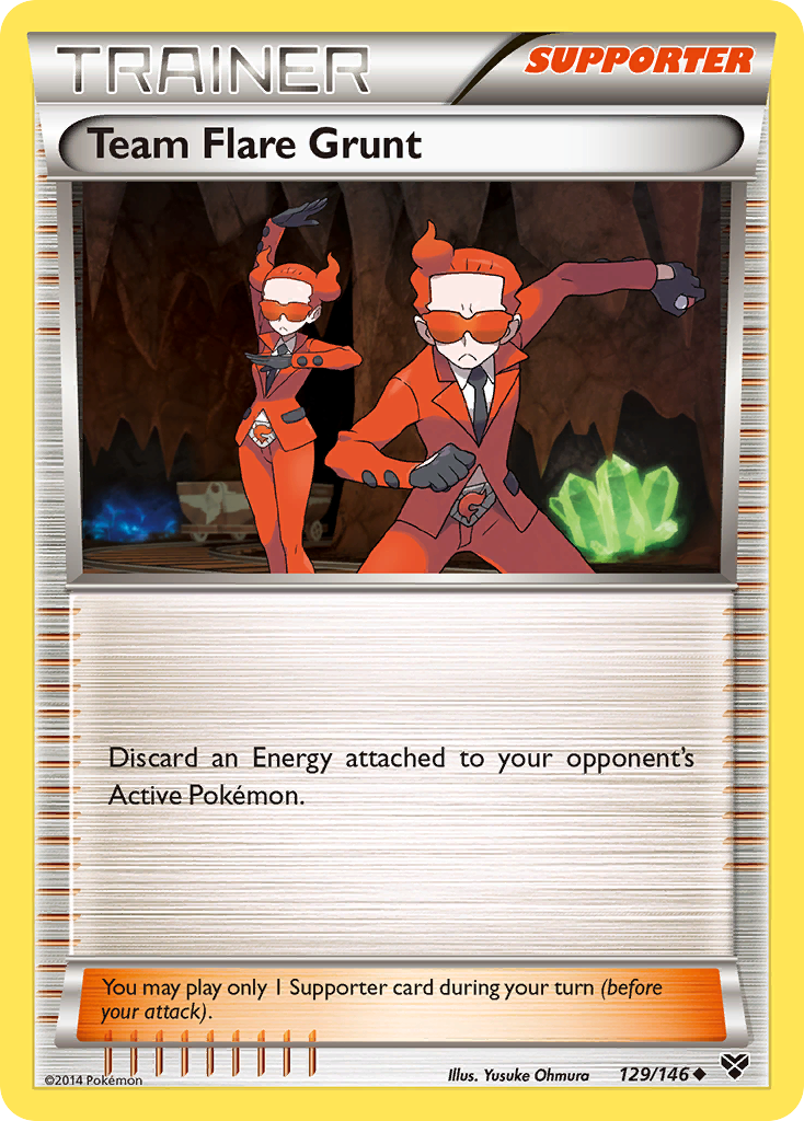 Team Flare Grunt 129/146 - XY Base Set
