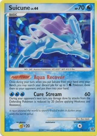 Suicune - 19/132 (Cracked Ice Holo) 19 - Miscellaneous Cards & Products Holofoil