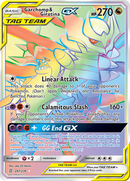 Garchomp & Giratina GX (Secret)/236 - SM  Unified Minds Holofoil