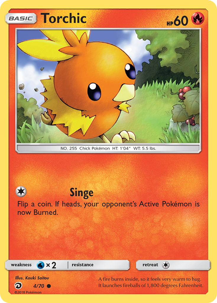 Torchic 4/70 - Dragon Majesty
