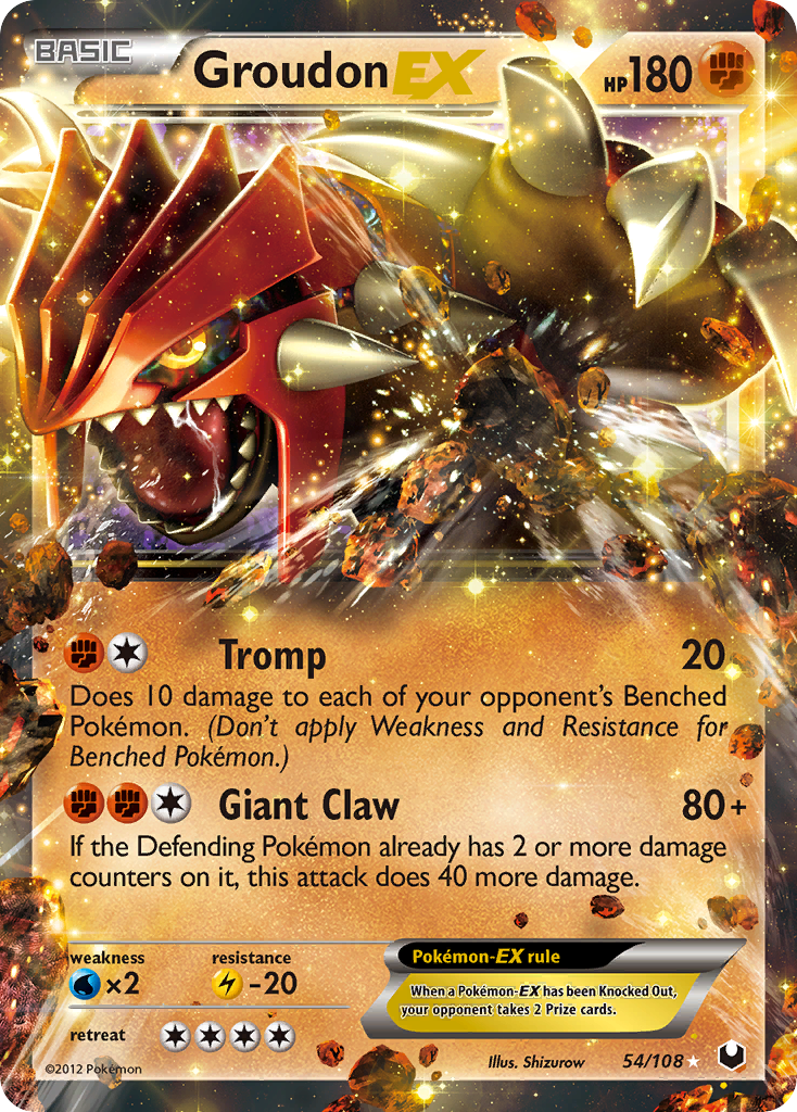 Groudon EX/108 - Dark Explorers Holofoil