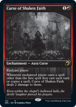 Curse of Shaken Faith (DBL-134) - Innistrad: Double Feature