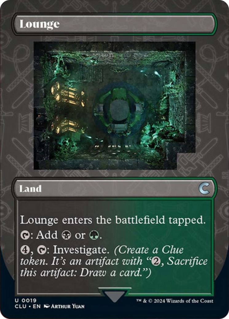 Lounge (Borderless) (CLU-019) - Ravnica: Clue Edition (Borderless)