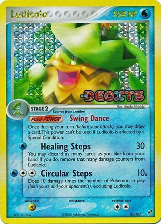 Ludicolo - 010/107/107 - Deoxys Reverse Holofoil