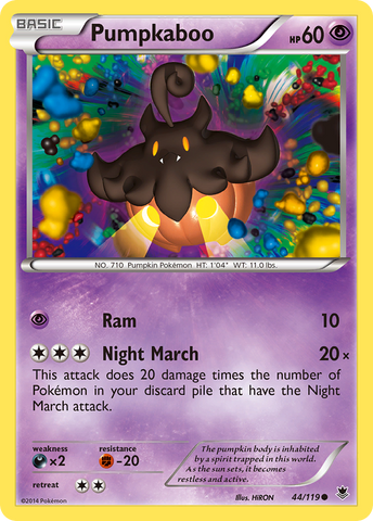 Pumpkaboo 44/119 - XY  Phantom Forces