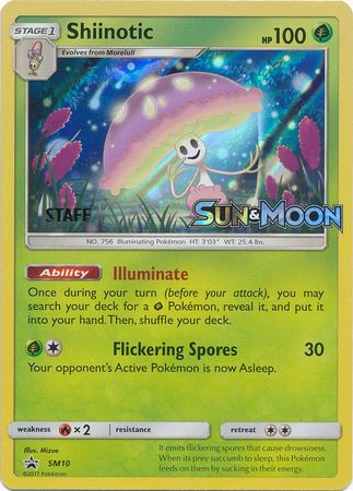 Shiinotic - SM10 (Prerelease) [Staff] - SM Promos Holofoil