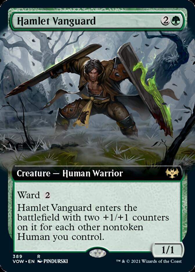 Hamlet Vanguard (Extended Art) (VOW-389) - Innistrad: Crimson Vow: (Extended Art)