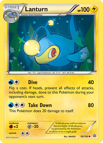 Lanturn/160 - XY  Primal Clash