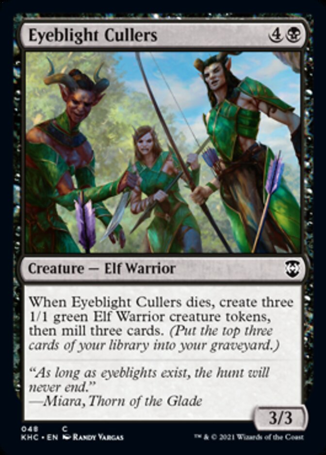 Eyeblight Cullers (KHC-048) - Kaldheim Commander