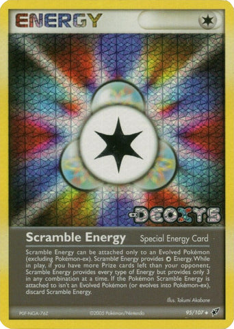 Scramble Energy/107 - Deoxys Reverse Holofoil