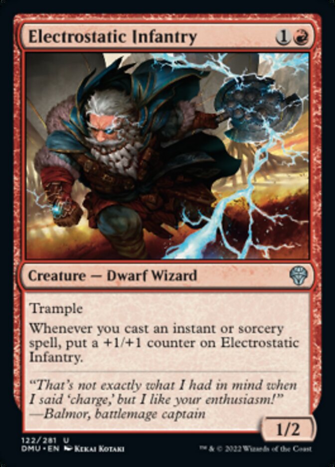 Electrostatic Infantry (DMU-122) - Dominaria United