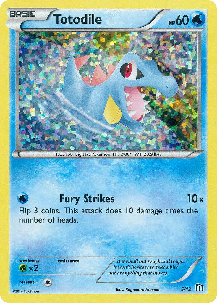 Totodile - 5/12/12 - McDonalds Promos 2016 Holofoil