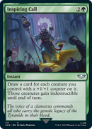 Inspiring Call (Surge Foil) (40K-217) - Warhammer 40,000 Commander Foil