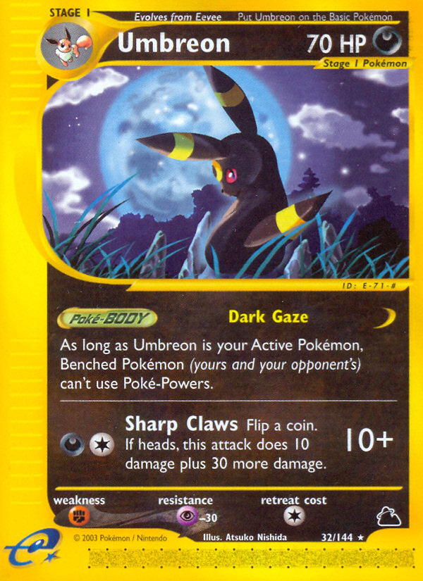 Umbreon (32) - 32/144 Skyridge - Rare
