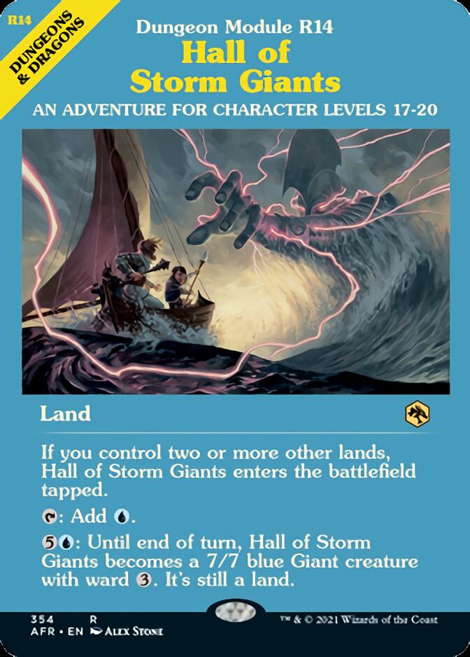 Hall of Storm Giants (Dungeon Module) (AFR-354) - Adventures in the Forgotten Realms: (Showcase)