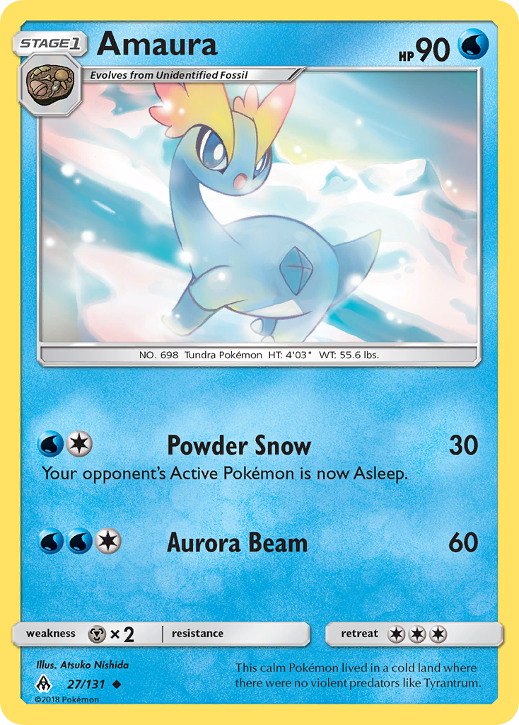 Amaura 27/131 - SM  Forbidden Light