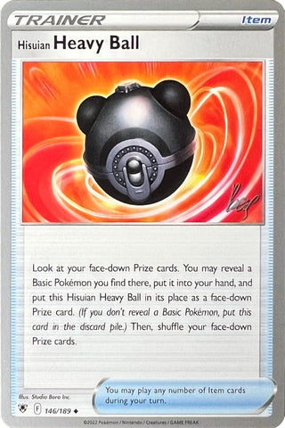 Hisuian Heavy Ball - 2022 (Sebastian Lashmet) 146 - World Championship Decks
