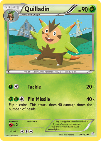 Quilladin 10/162 - XY  BREAKthrough