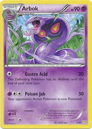 Arbok - XY Trainer Kit Sylveon & Noivern