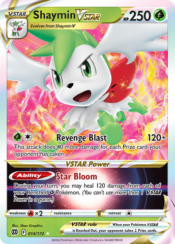 Shaymin VSTAR - 014/172 - Jumbo Cards Holofoil