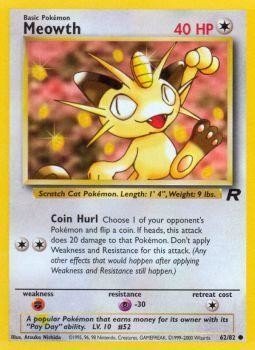 Meowth 62/82 - Team Rocket Unlimited