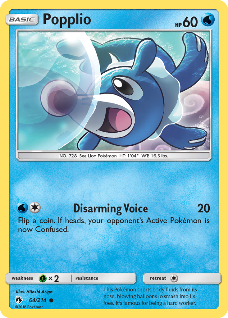 Popplio (64) 64/214 - SM  Lost Thunder
