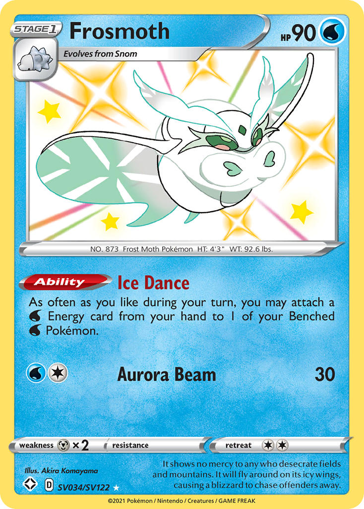 Frosmoth SV034/122 - Shining Fates Shiny Vault Holofoil