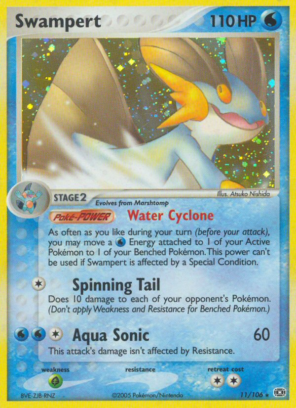 Swampert/106 - Emerald Holofoil