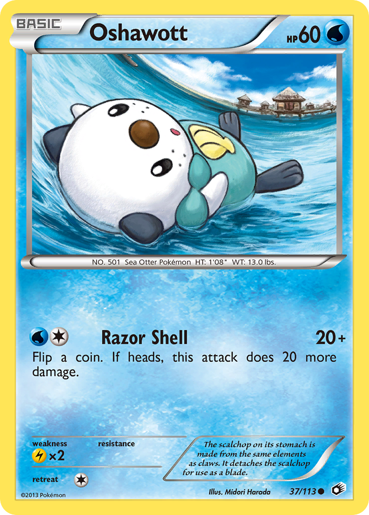 Oshawott 37/113 - Legendary Treasures