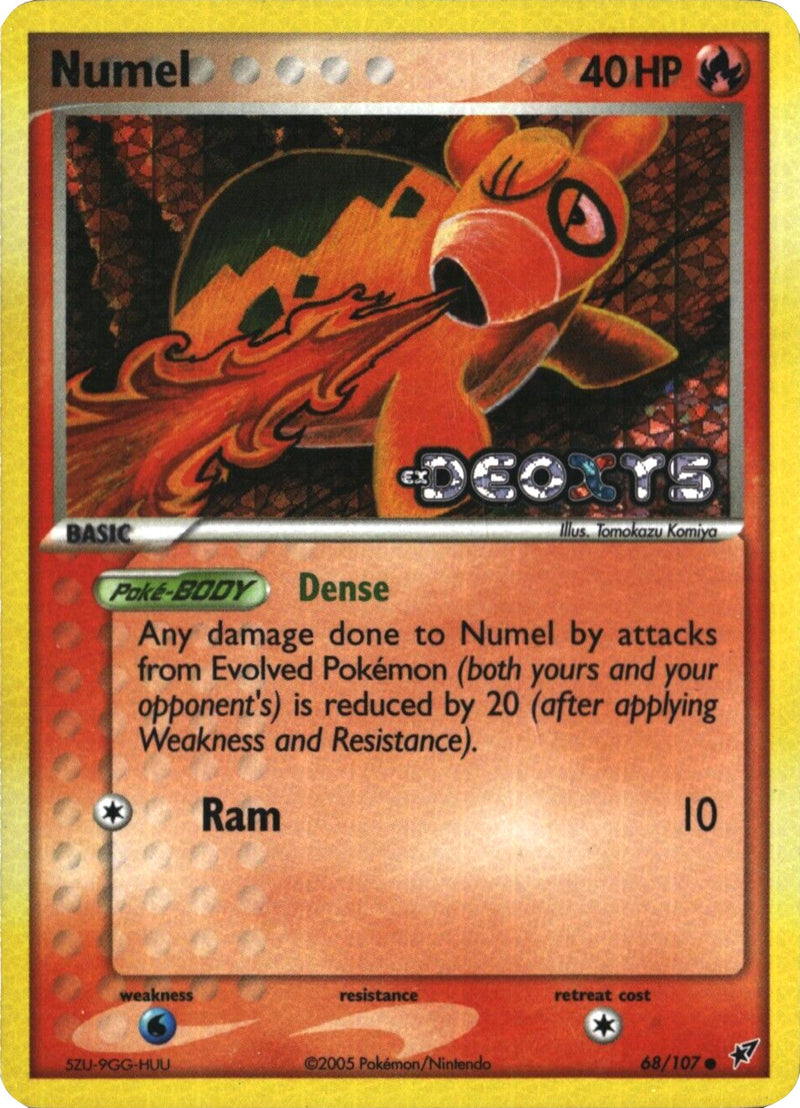 Numel 68/107 - Deoxys Reverse Holofoil